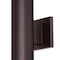 Vaxcel Chiasso Aluminum 2 Light Bronze Contemporary Outdoor Tube Wall Light T0654 - alternate 10